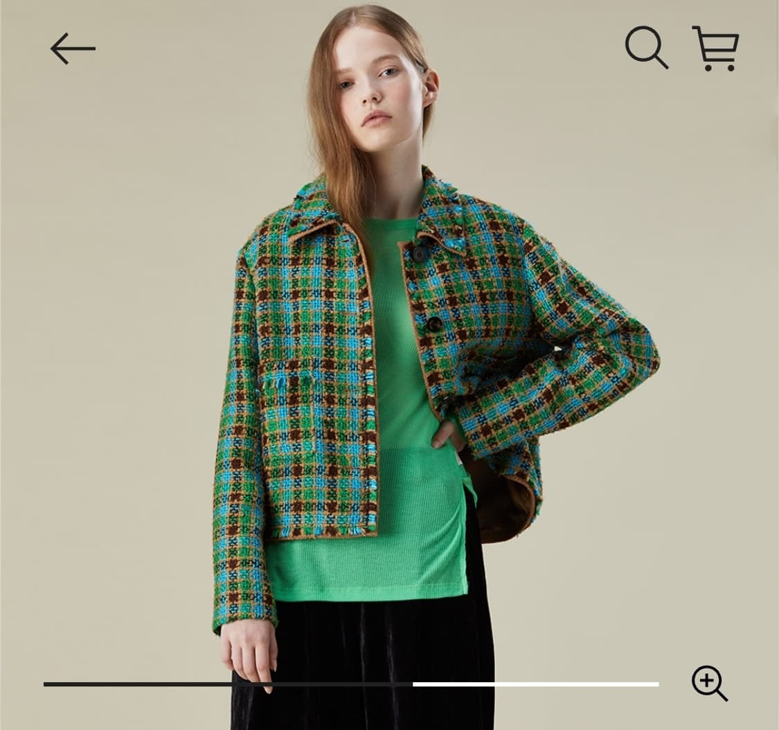 써스데이 아일랜드 수입 소재 자켓 상품이미지3