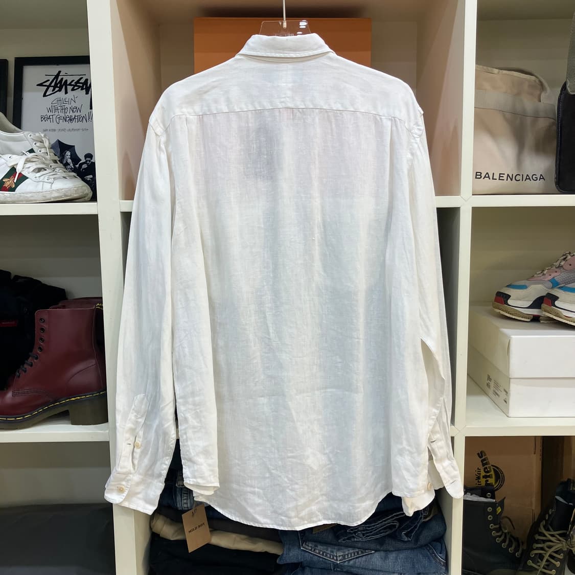 폴로 랄프로렌 화이트 마 셔츠 XXL 상품이미지3