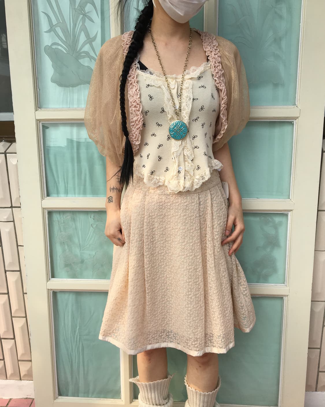 Axes femme frill lace bolero 상품이미지6