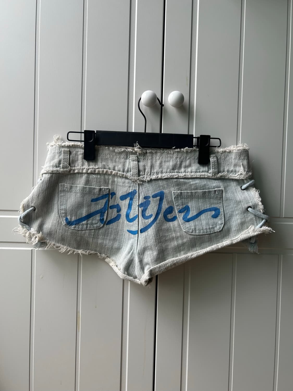 빈티지 갸루 y2k 아일렛 숏팬츠 상품이미지3