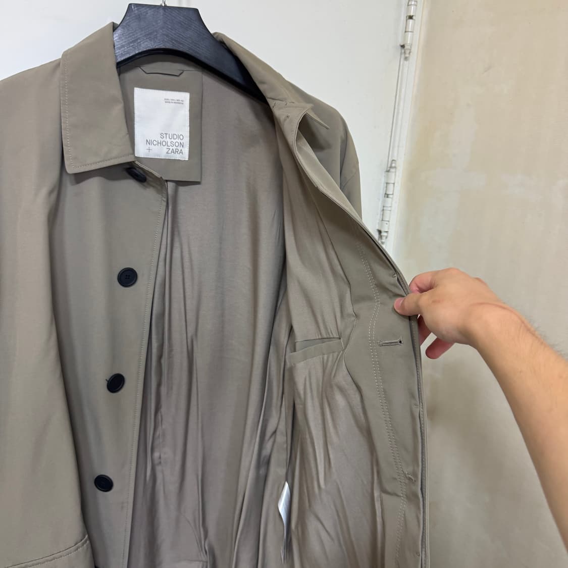 자라 스튜디오니콜슨 트렌치 맥코트 상품이미지4