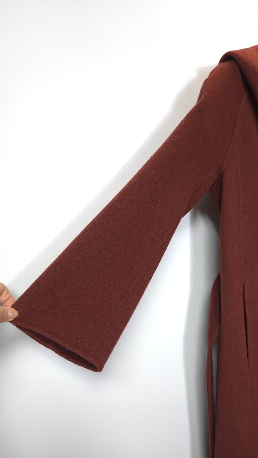 한섬 마인 캐시미어 블렌드 후드 롱코트 44~66 상품이미지5