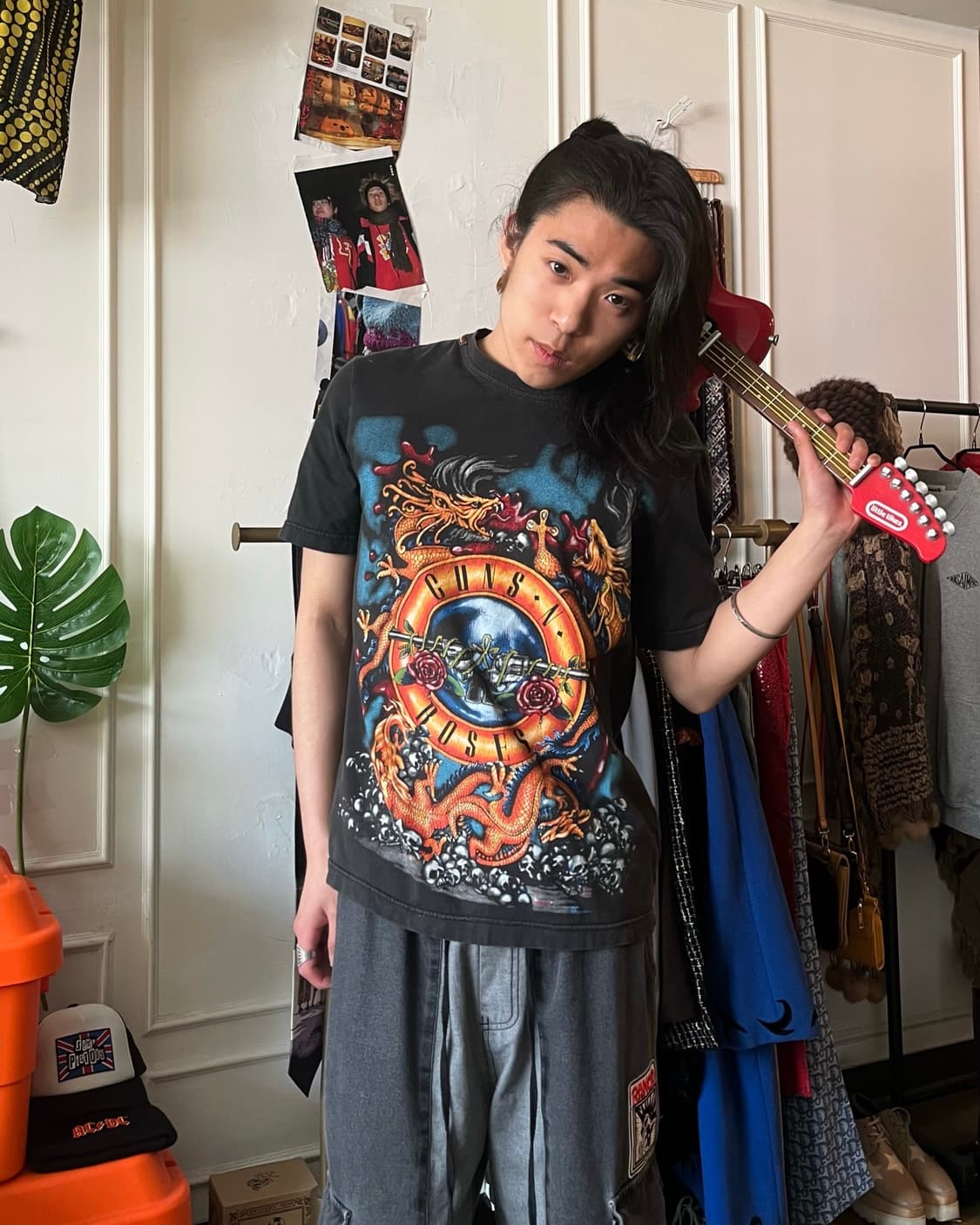 2000s D&G "Guns N' Roses" Print T-Shirt 상품이미지2