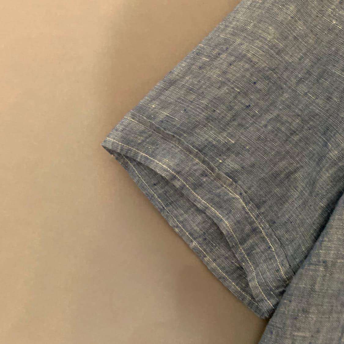 L 헨리코튼 이탈리안 슬림핏 린넨 반팔 셔츠 남방 상품이미지5