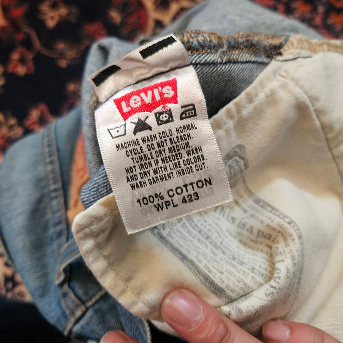 리바이스(Levis) 00's 빈티지 No.501 데님 청바지
 상품이미지5