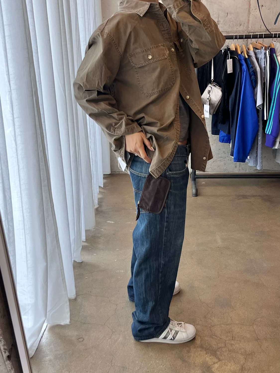 PORTER 포터 말가죽 파우치 지갑 브라운 상품이미지2