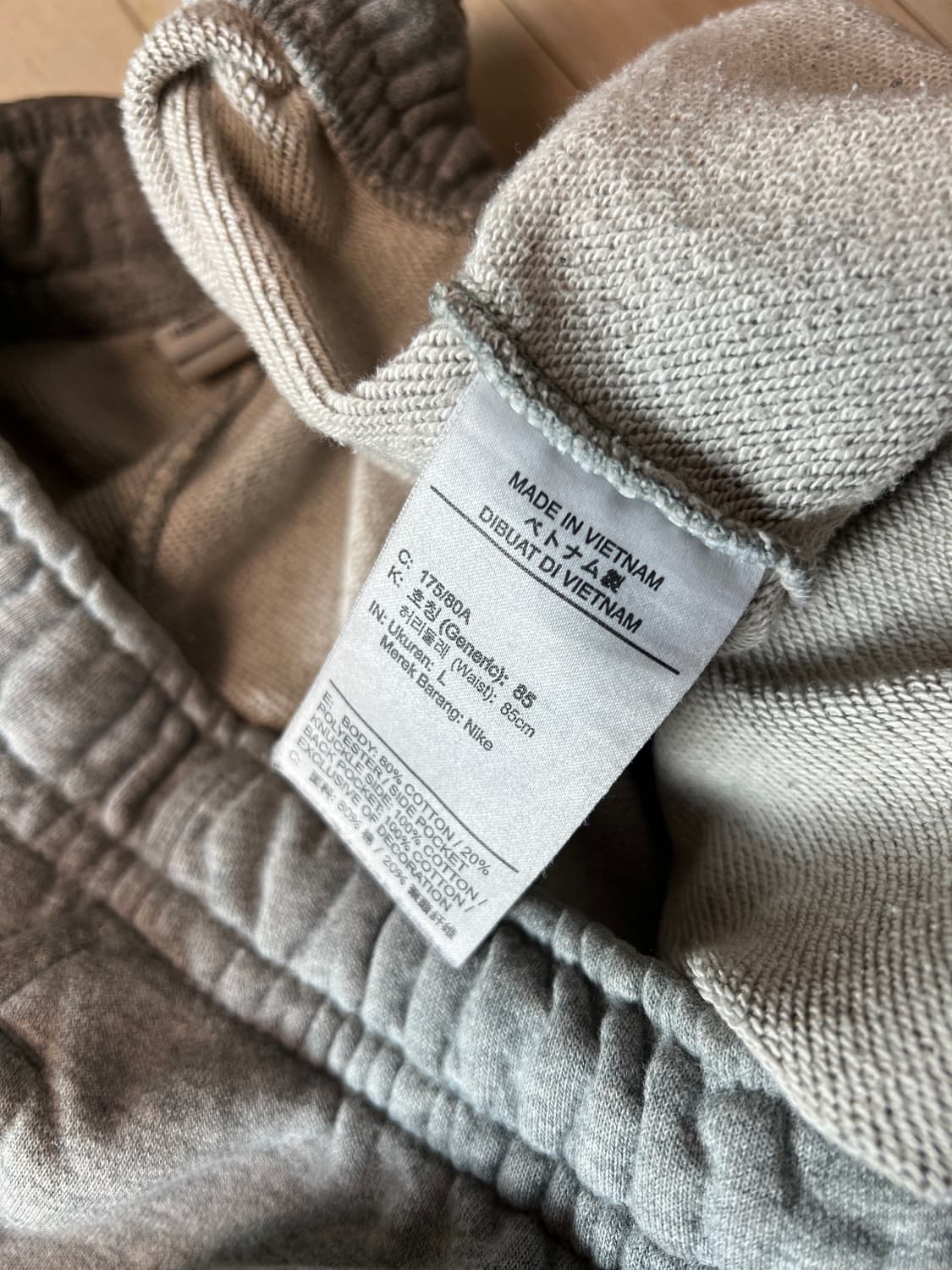 나이키 트레이닝 바지 그레이 L 상품이미지8