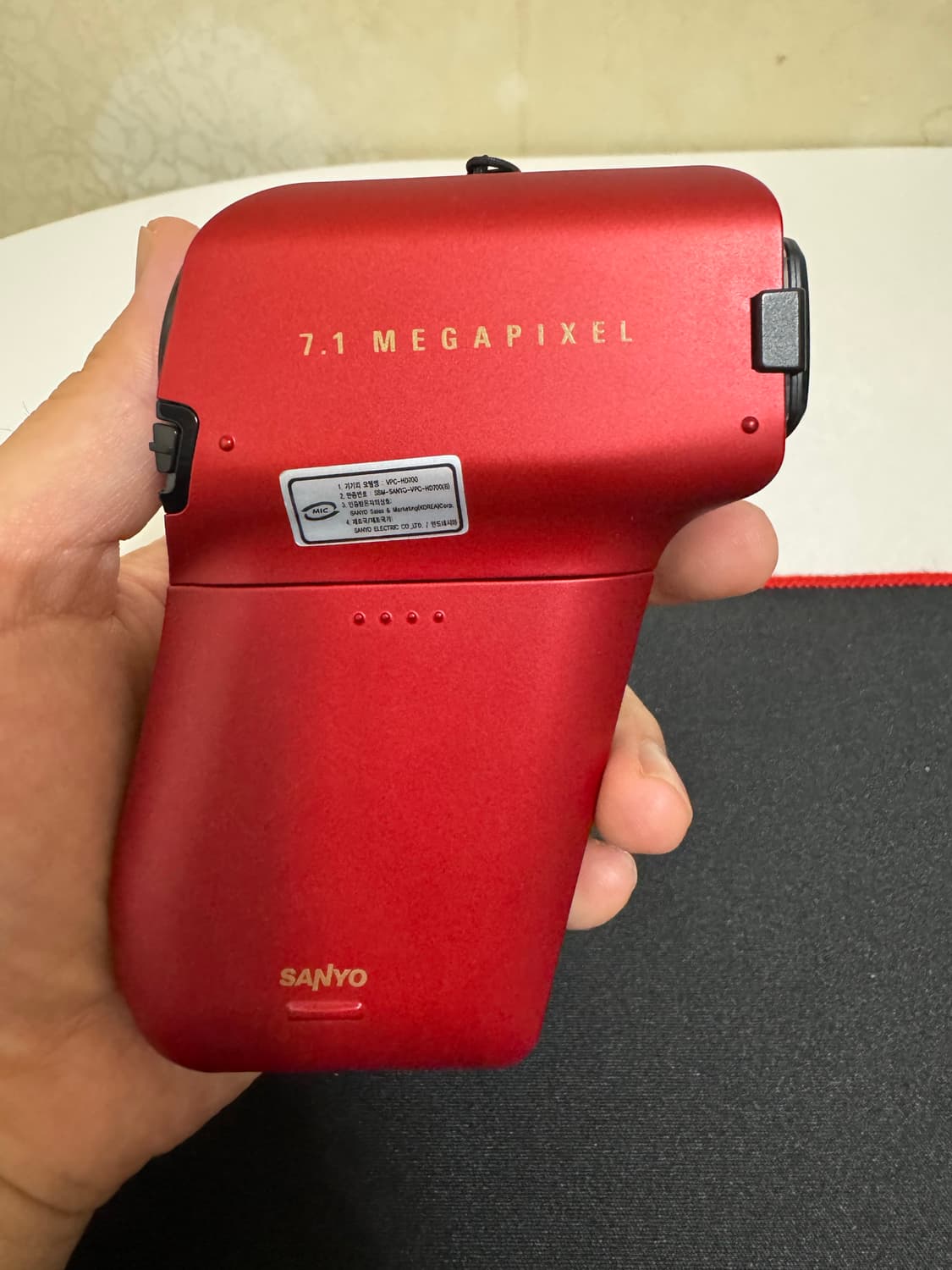 [새상품급,홍영기캠코더]산요 작티 VPC-HD700 캠코더 디카 상품이미지2