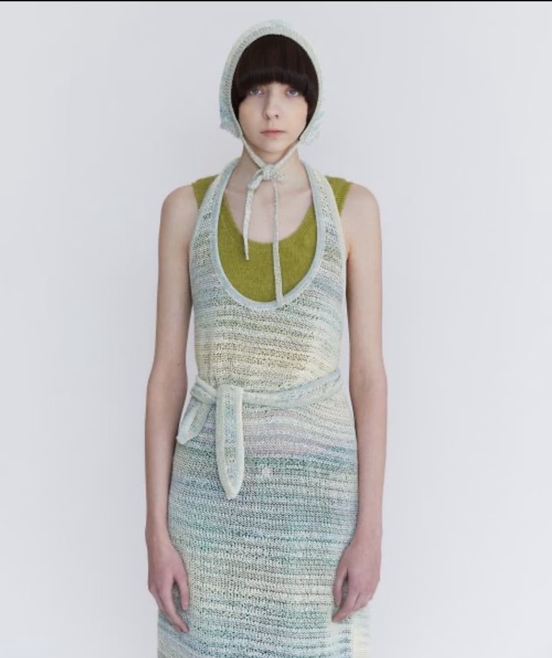 아옵트 AOPT 레이어드 니트 원피스 상품이미지1