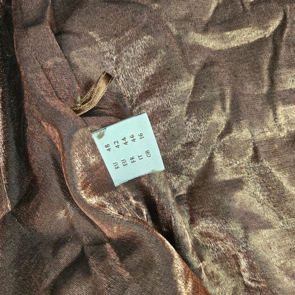 Via Valente 빈티지 양가죽 쉐르파 자켓 EU42 상품이미지7