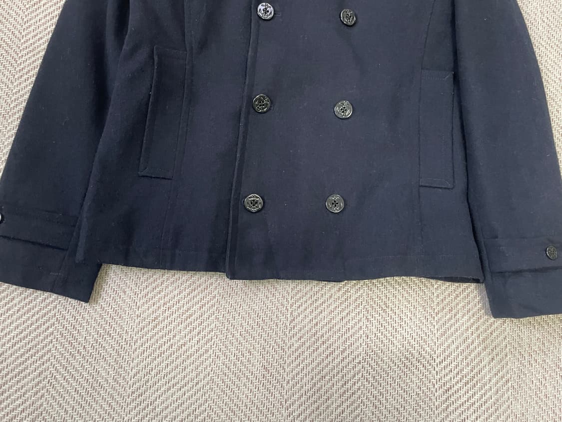 빈티지 네이비 울 피코트 J03601 상품이미지2