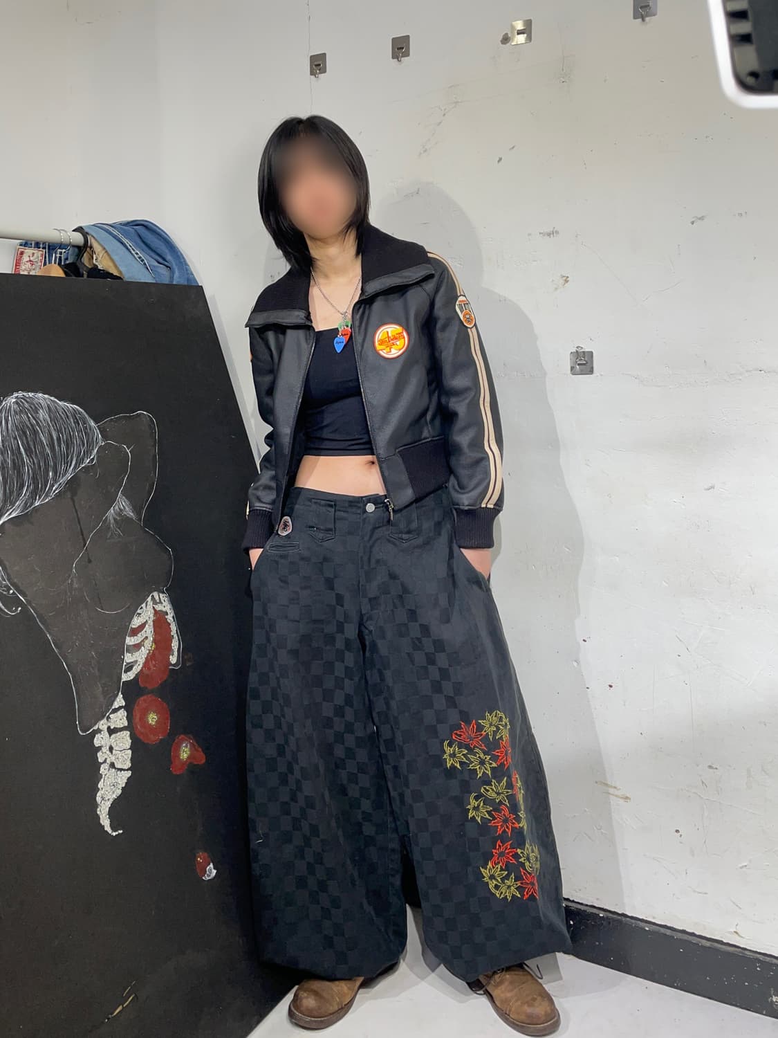 본더치 레더 라이더 가죽 자켓 y2k 빅로고 레더자켓 상품이미지4