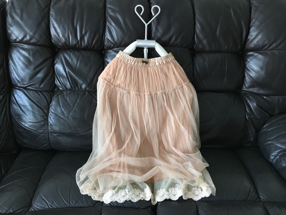 tulle lace hem skirt 상품이미지1