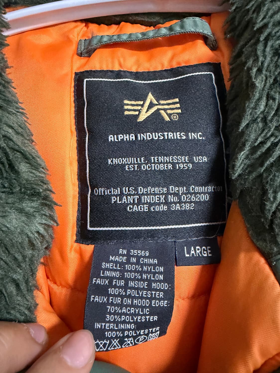 알파인더스트리 N-3B 파카 상품이미지3