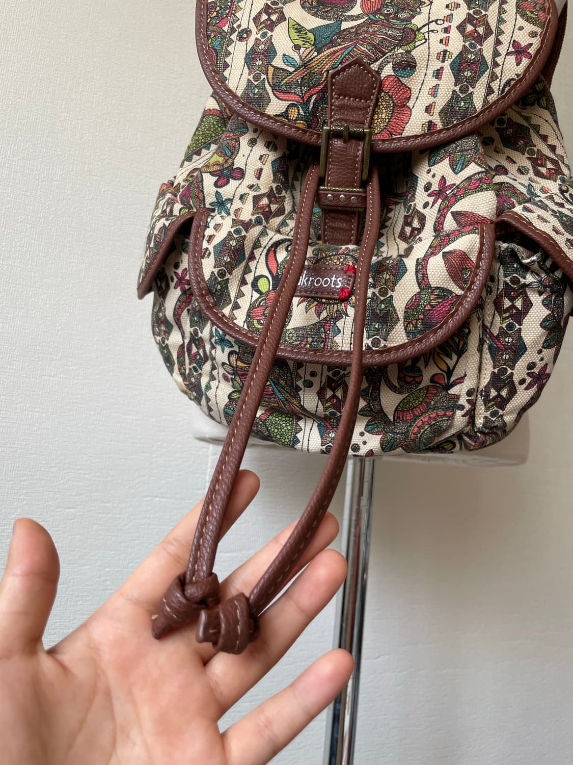Sakroots Oriental Cloth Leather Backpack 상품이미지9