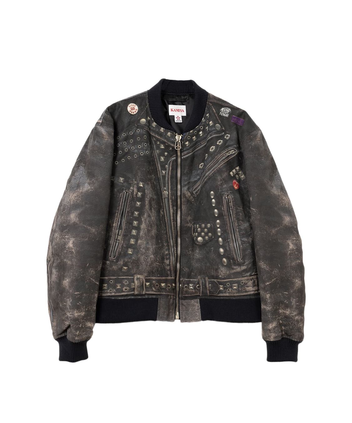 [L] 카미야 트롱 프 뢰유 프린트 자켓 상품이미지1