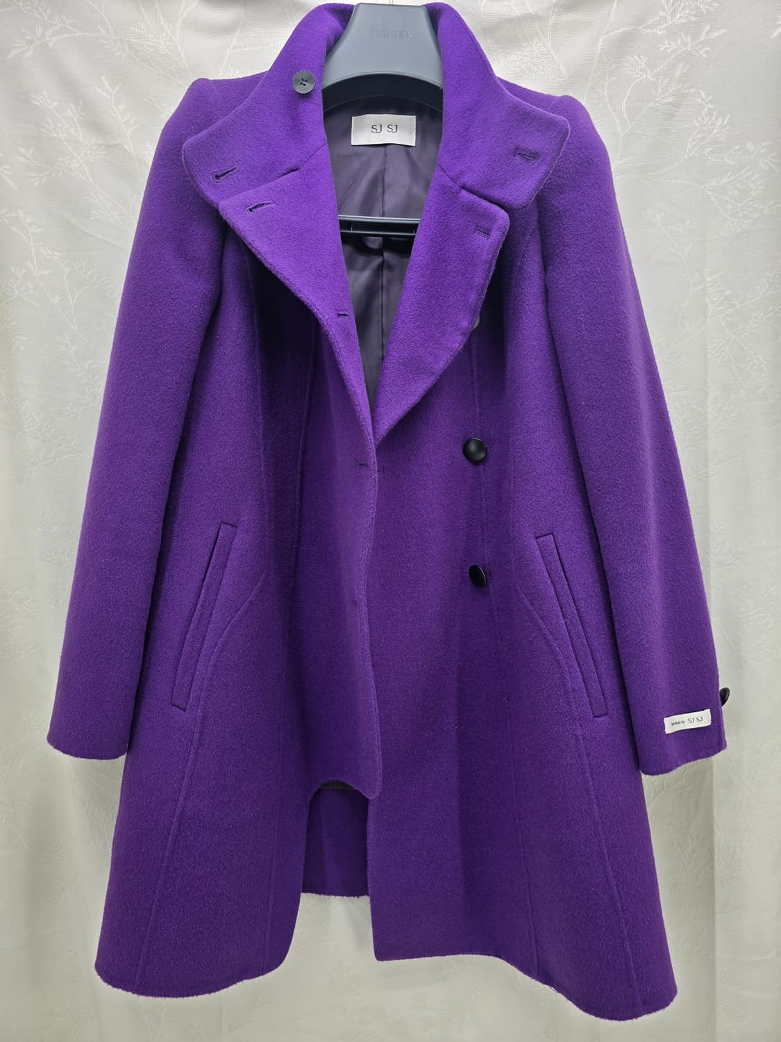 SJ SJ 퍼플 비대칭 코트 55사이즈 상품이미지7