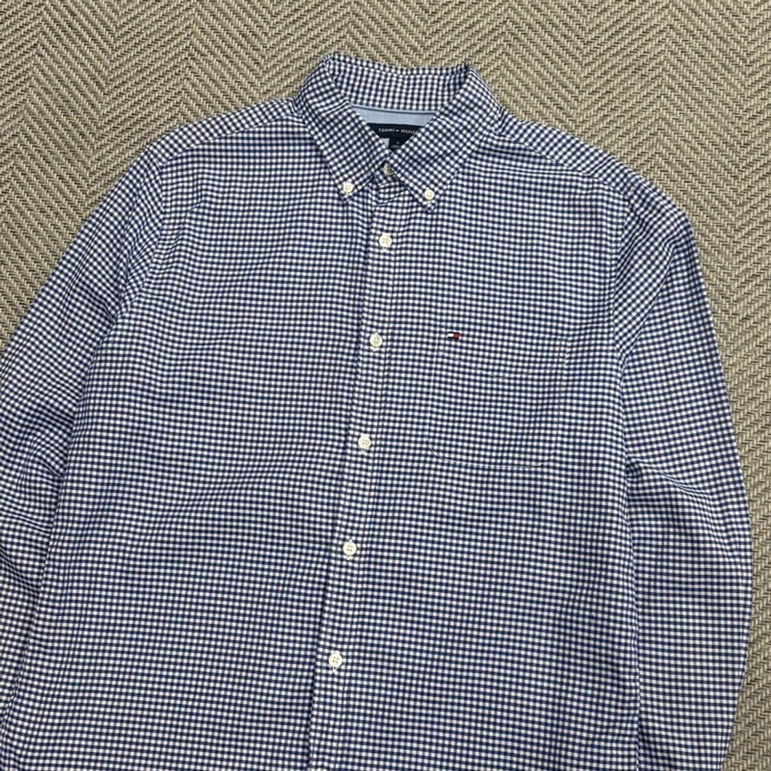 타미힐피거 잔체크 셔츠 v1877 상품이미지3