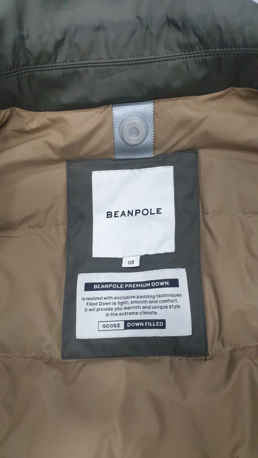 빈폴 프리미엄 구스 다운 코트 105 카키 상품이미지5