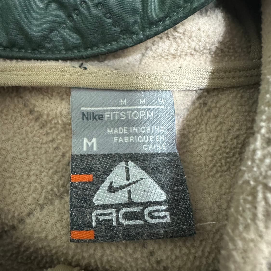 ✨ (바배) 나이키 ACG 딥그린 퀄팅 경량 플리스 후드 자켓✨ (바배) 상품이미지3