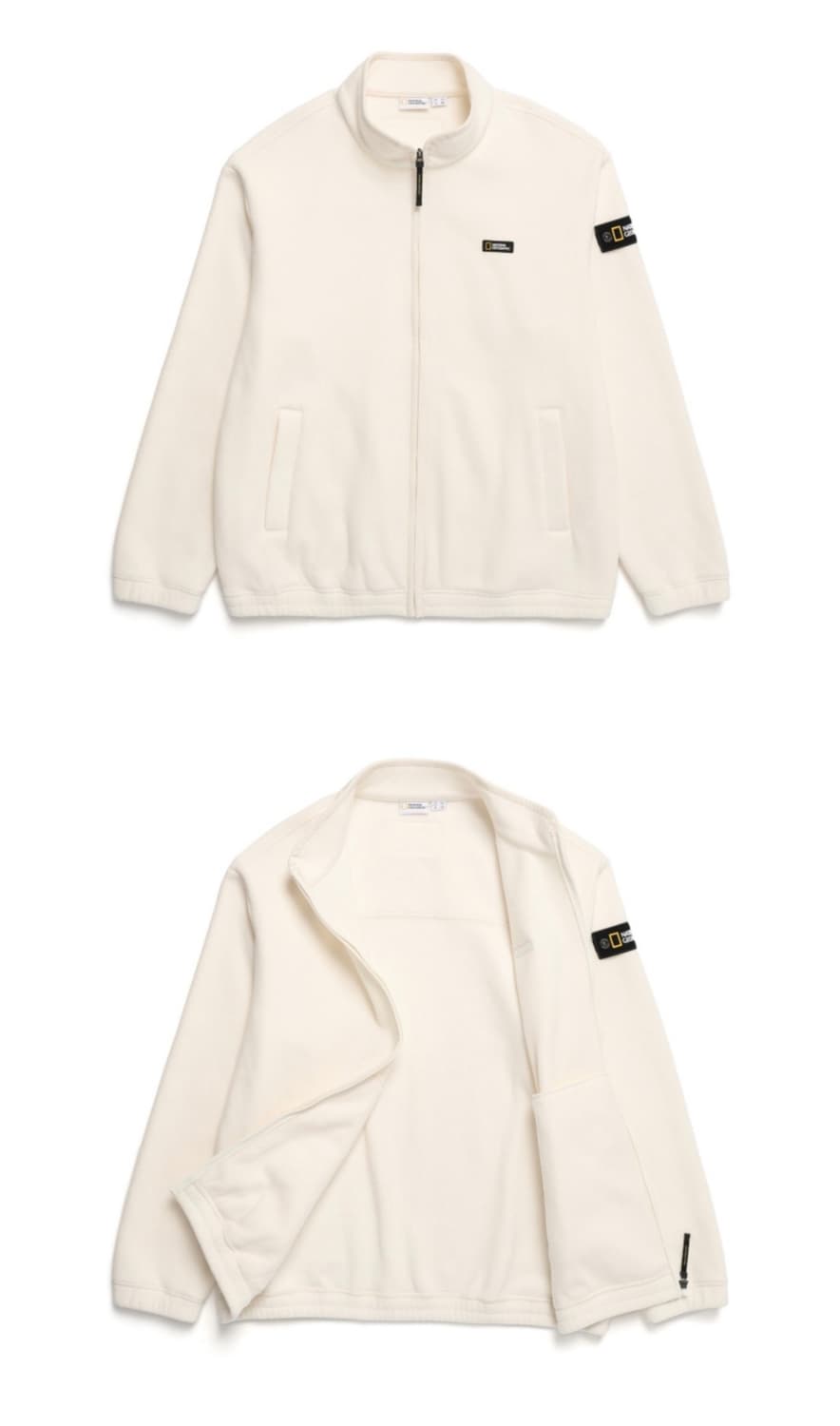 내셔널지오그래픽 후리스 플리스 아이보리 xs 상품이미지3