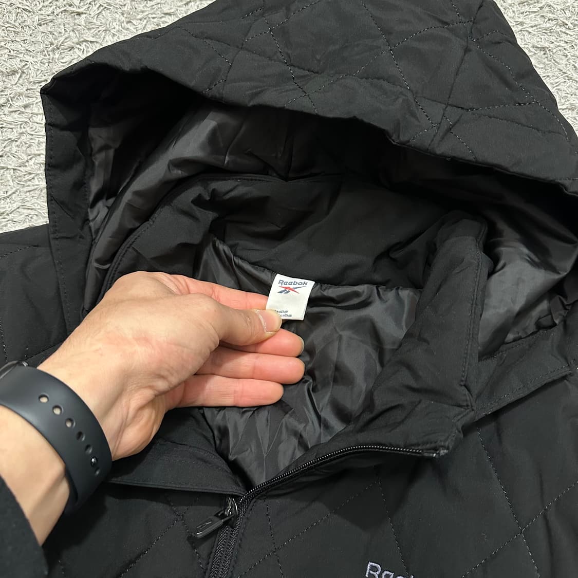 [우먼100] 리복 퀼팅후드자켓 상품이미지3