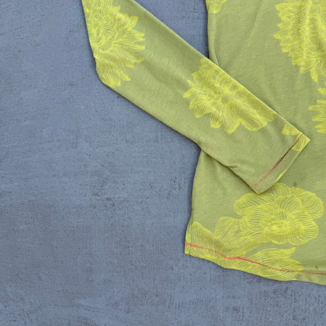 JPN vintage 플라워 슬리브 상품이미지2