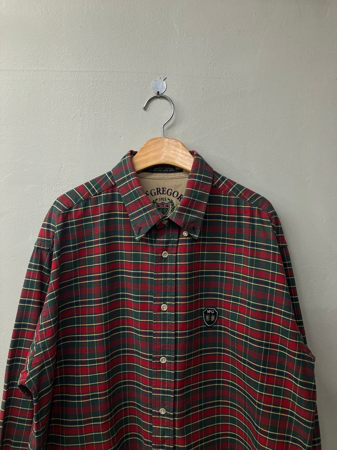 맥그리거 타탄 체크셔츠 프레피룩 상품이미지2