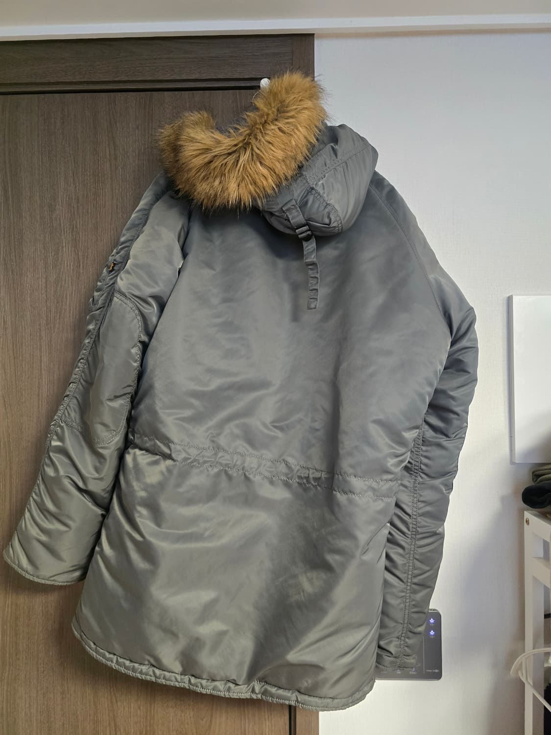 알파인더스트리 N3B 파카 그레이 XL 상품이미지2