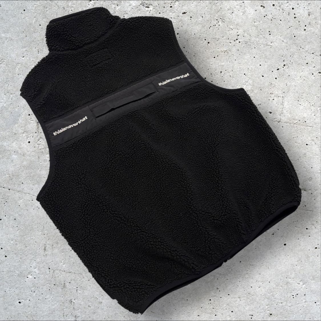 [S] 디스이즈네버댓 플리스 베스트 블랙 C561 상품이미지2