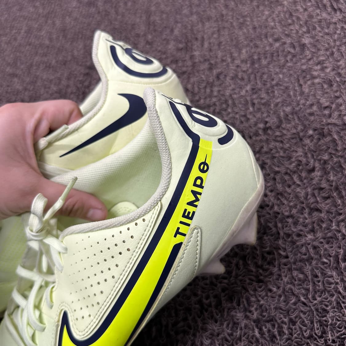 NIKE 나이키 티엠포 축구화 형광 290 상품이미지3