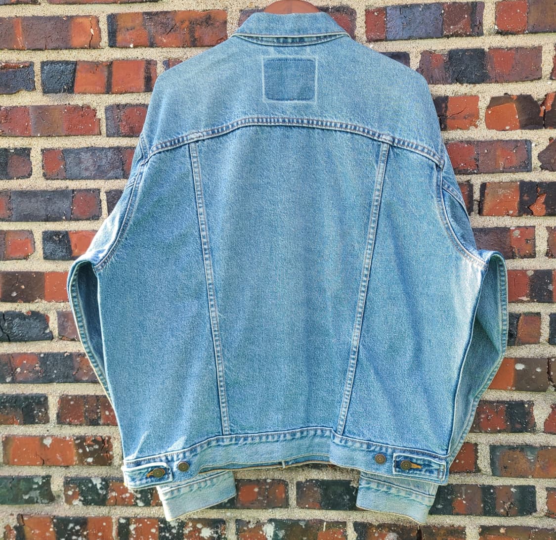 (XL,XXL) 90s USA 리바이스 빈티지 70507데님 트러커 자켓 상품이미지2