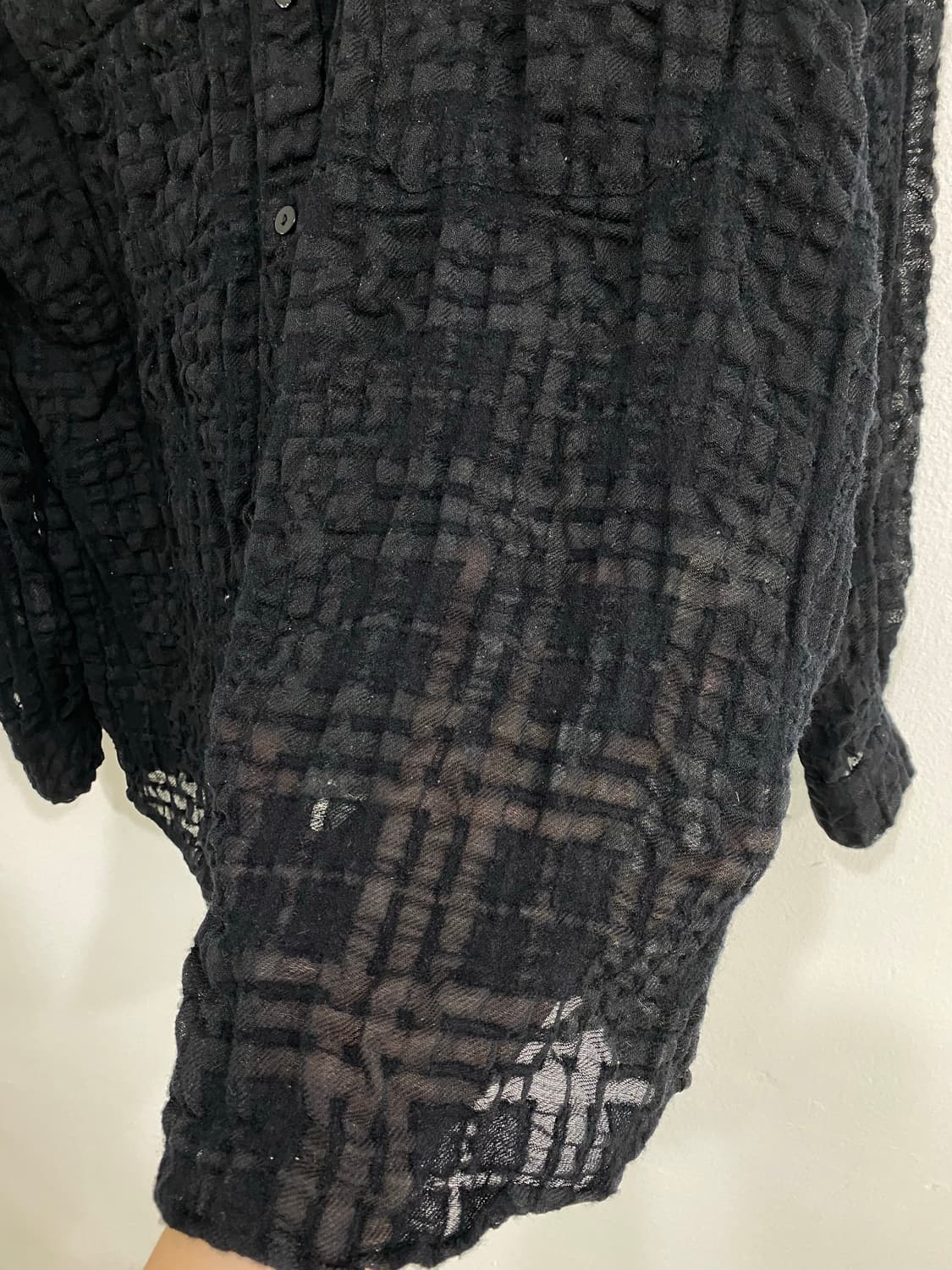 포메르 덱스프레시옹 쉬폰 시스루 가디건 상품이미지3