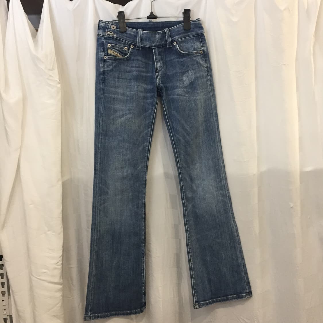 Diesel 디젤 로우 중청 데미지 데님 팬츠 상품이미지3
