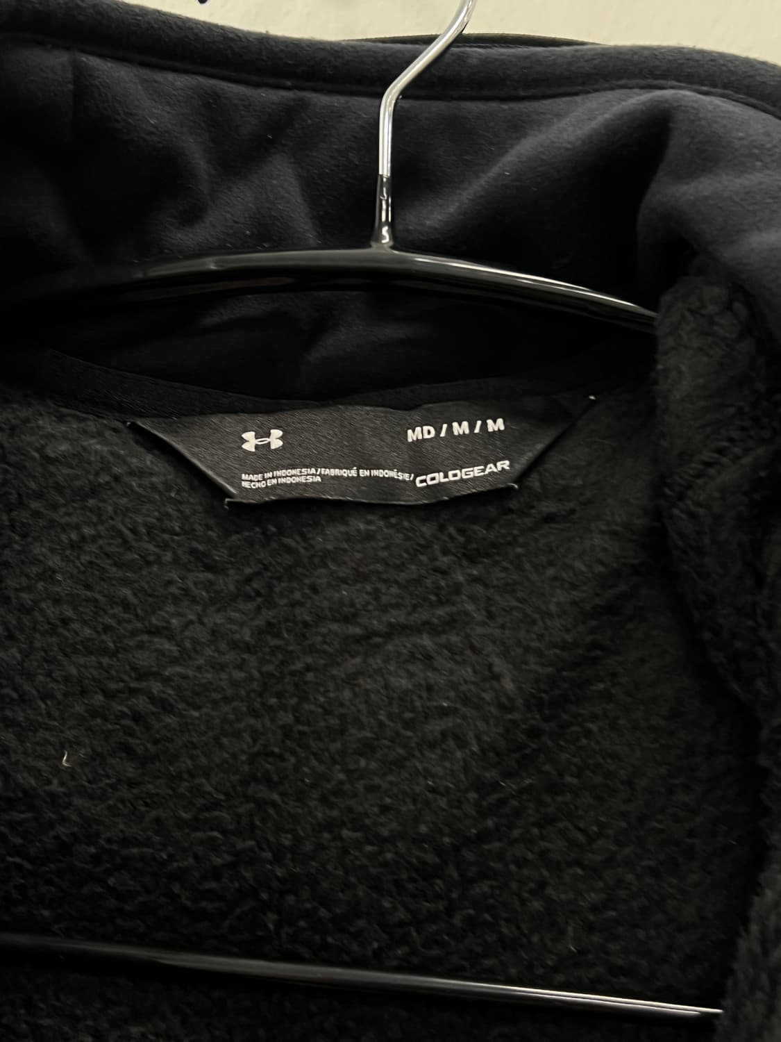 언더아머 UA포터 3IN1  바람막이 우븐 자켓 블랙 (내피 플리스 포함 상품이미지4