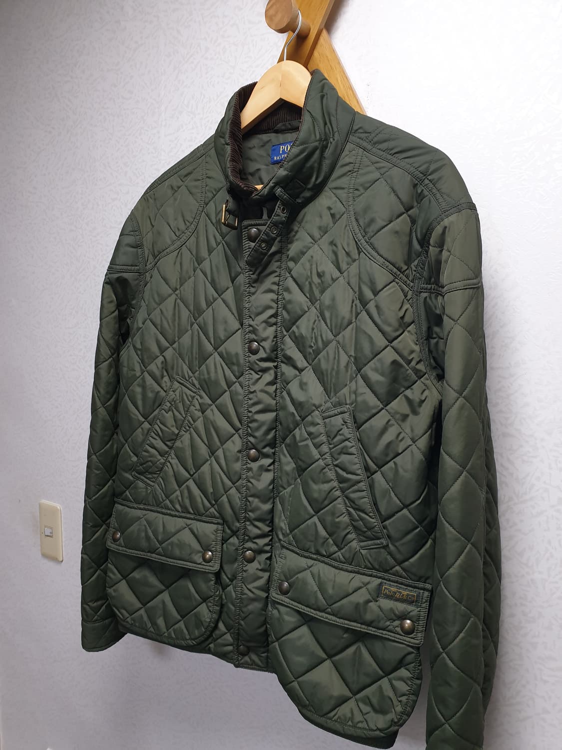 [xl/105/정품] 폴로 랄프로렌 퀼팅자켓 카키 상품이미지2