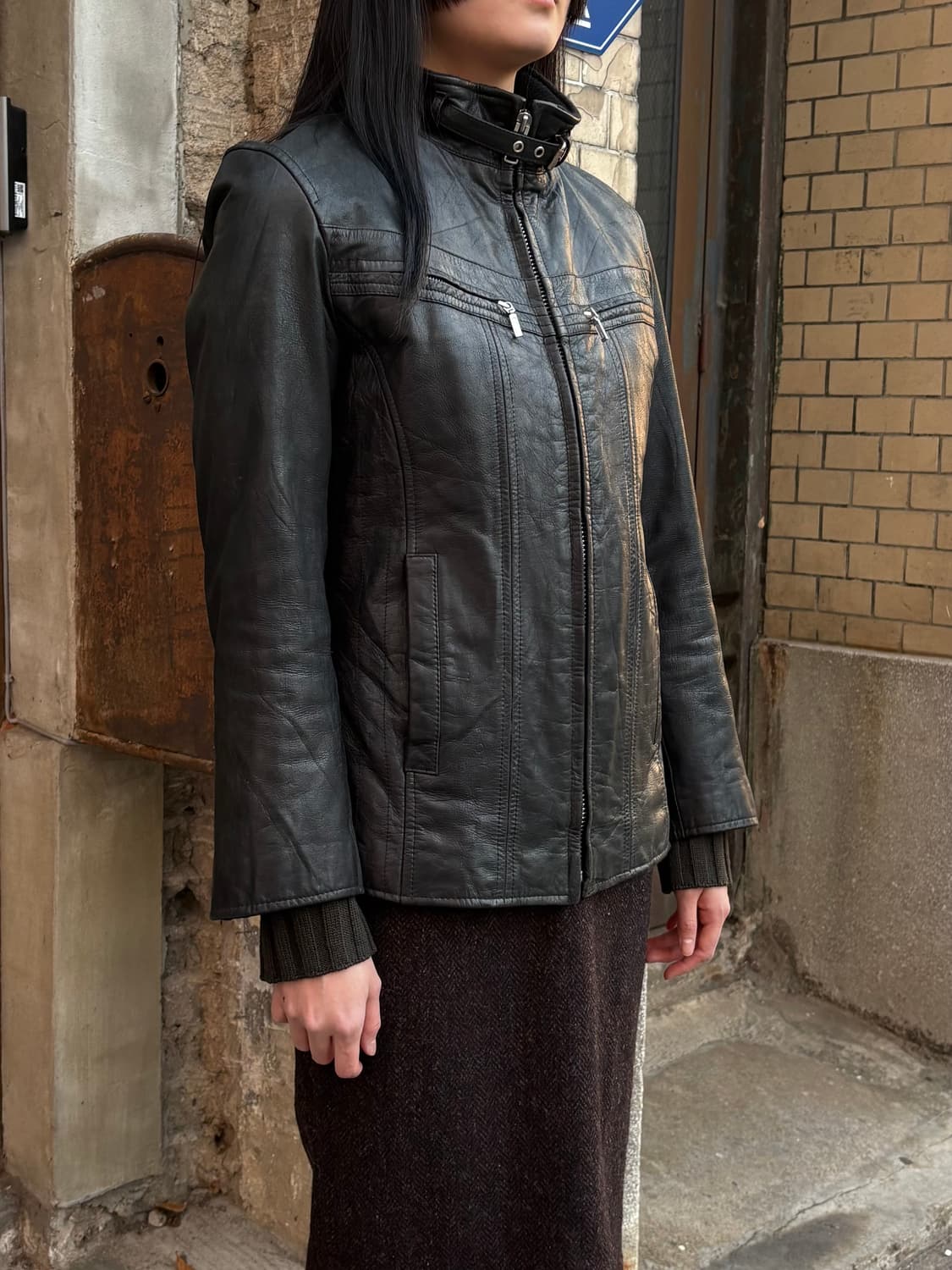 AbaHouse 리얼레더 자켓 상품이미지1