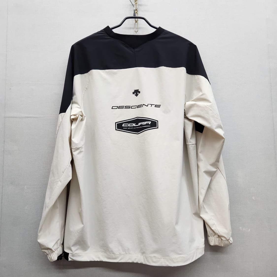 데상트 로고 스트링 나일론 웜업 바람막이 L(XL) 상품이미지5