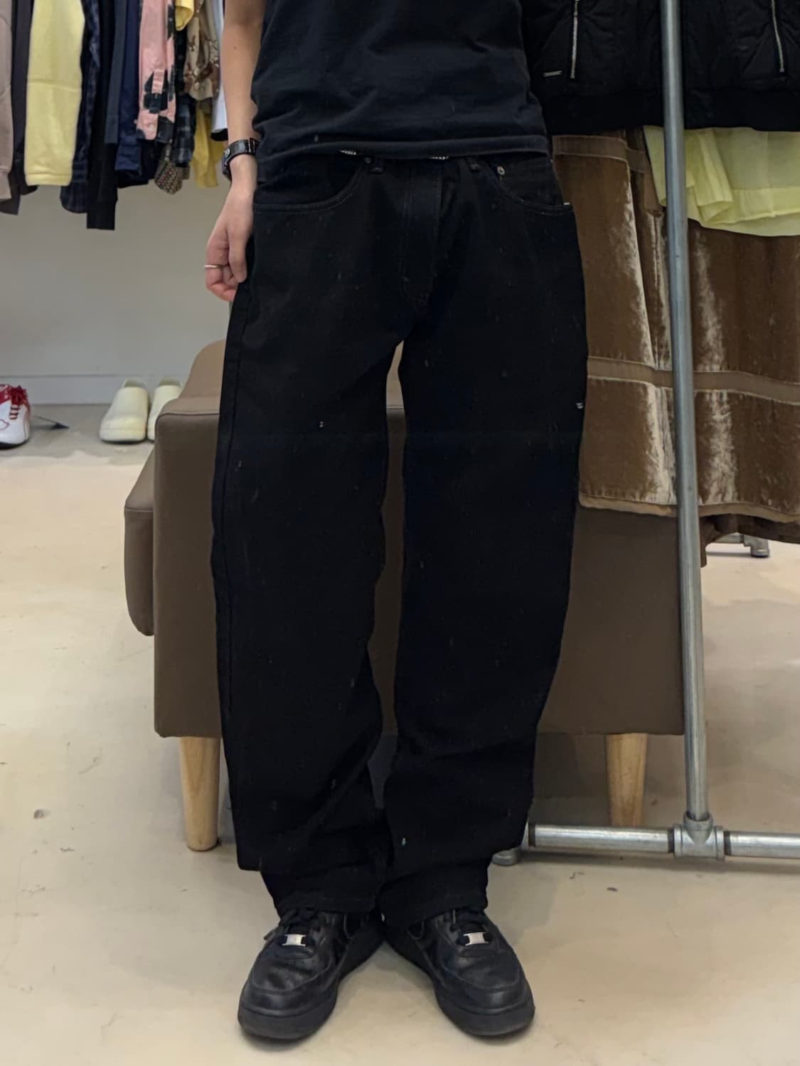 리바이스 505 블랙진 상품이미지7