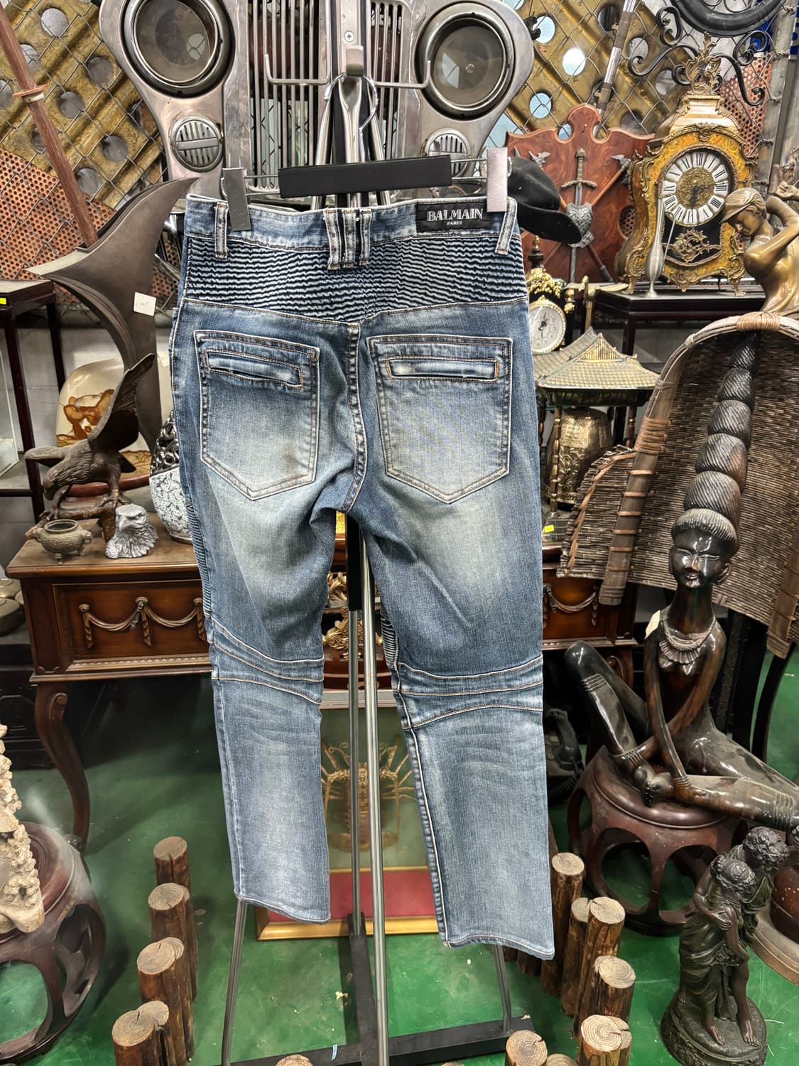 발망(Balmain)바이커 데님 팬츠 상품이미지4