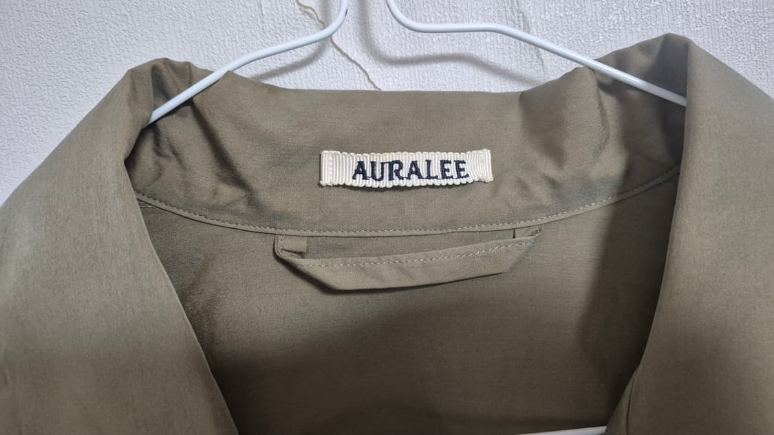 오라리 17ss FINX SILK CHAMBRAY 셔츠 자켓 상품이미지2