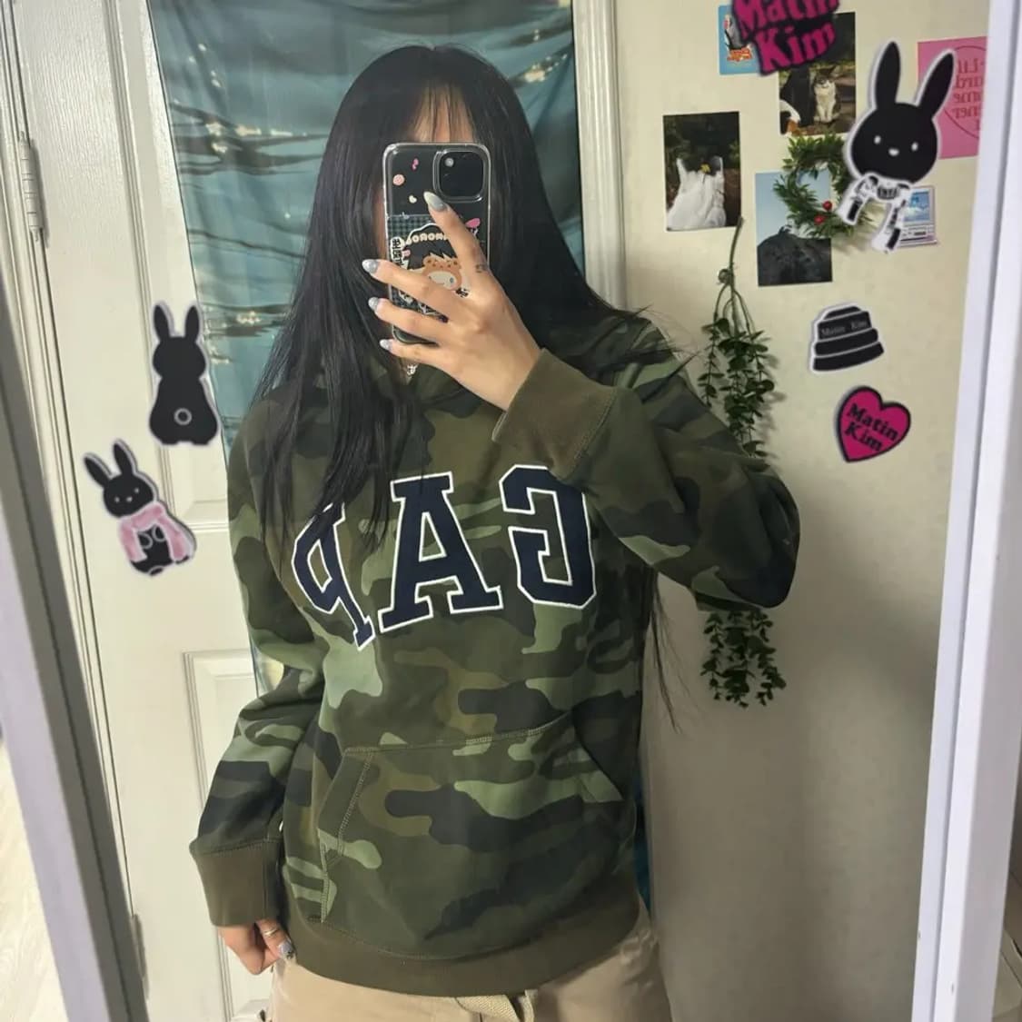 gap 카모 후드 키즈xxl(여성s) 상품이미지1