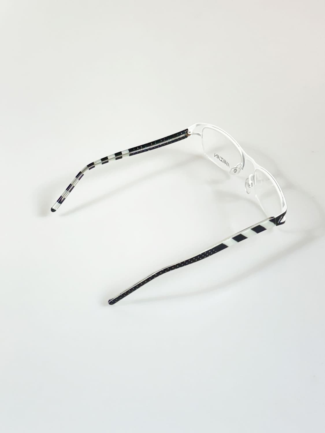 독일제 MARC CAIN 반무테 스퀘어 빈티지 안경 상품이미지5