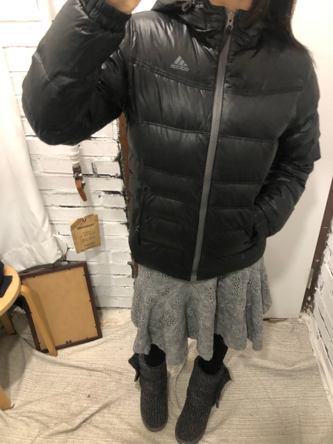 아디다스 후드 패딩 상품이미지1