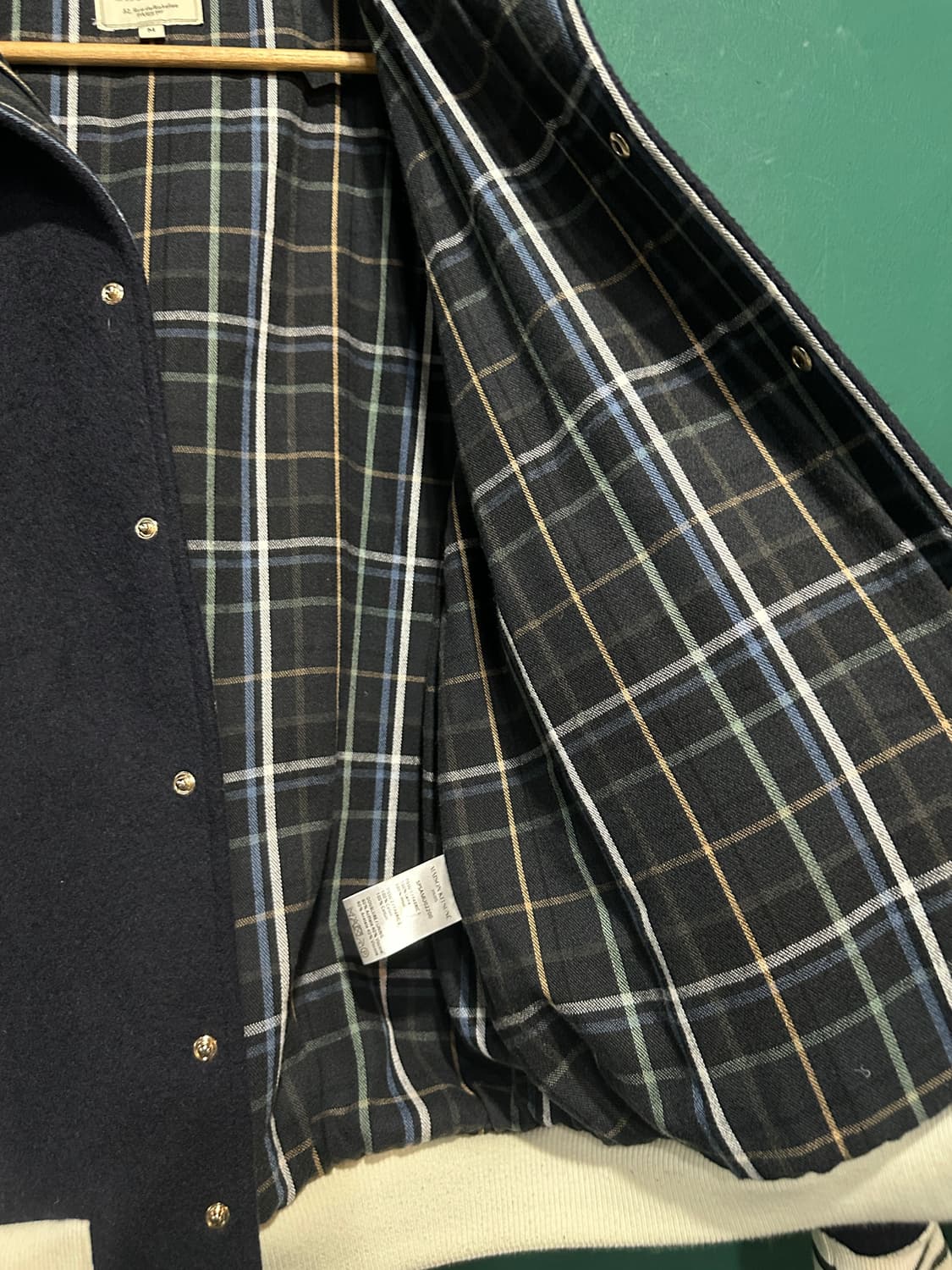 메종키츠네 국뽕 울자켓 M 상품이미지6