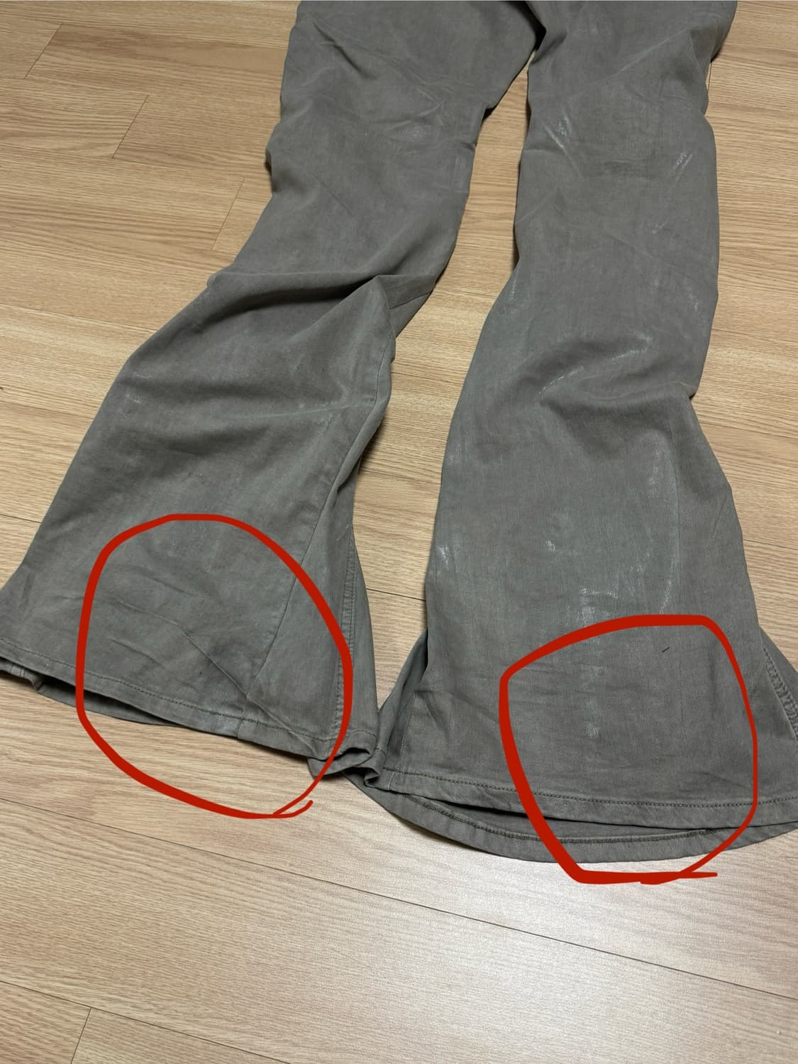 릭오웬스 볼란 바나나 지퍼진 SCF 29사이즈 상품이미지5