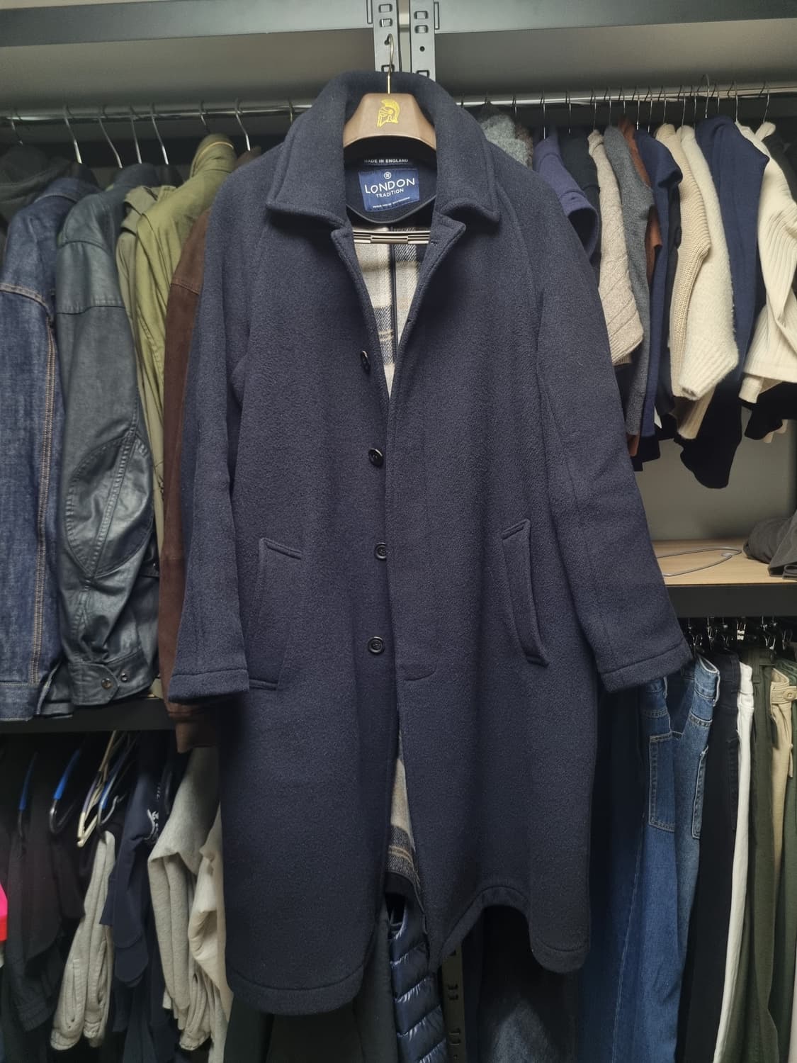 런던트레디션 r06 발마칸 네이비 코트 44 상품이미지1