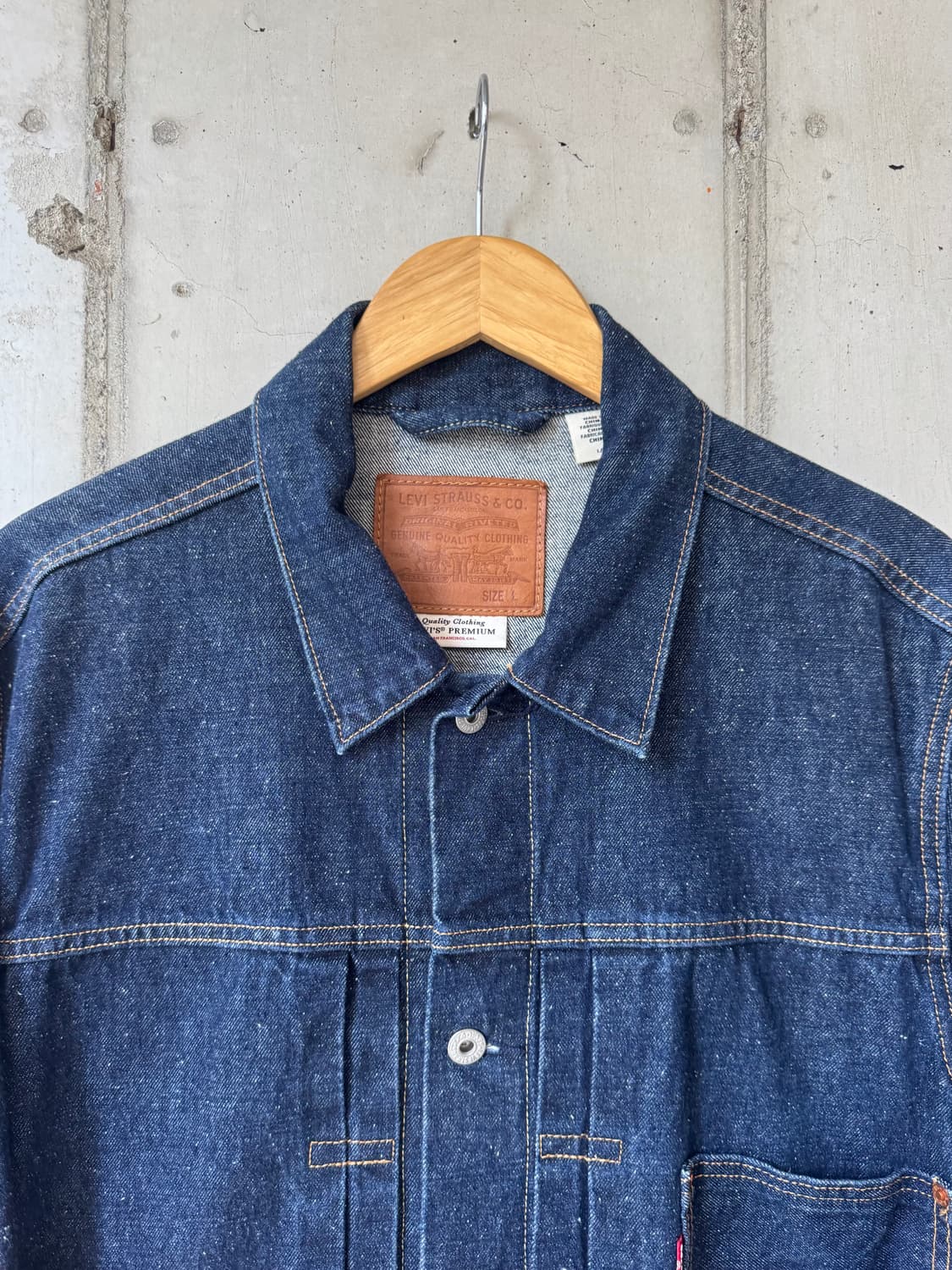리바이스 프리미엄 햄프 셀비지 1세대 데님 자켓 상품이미지2