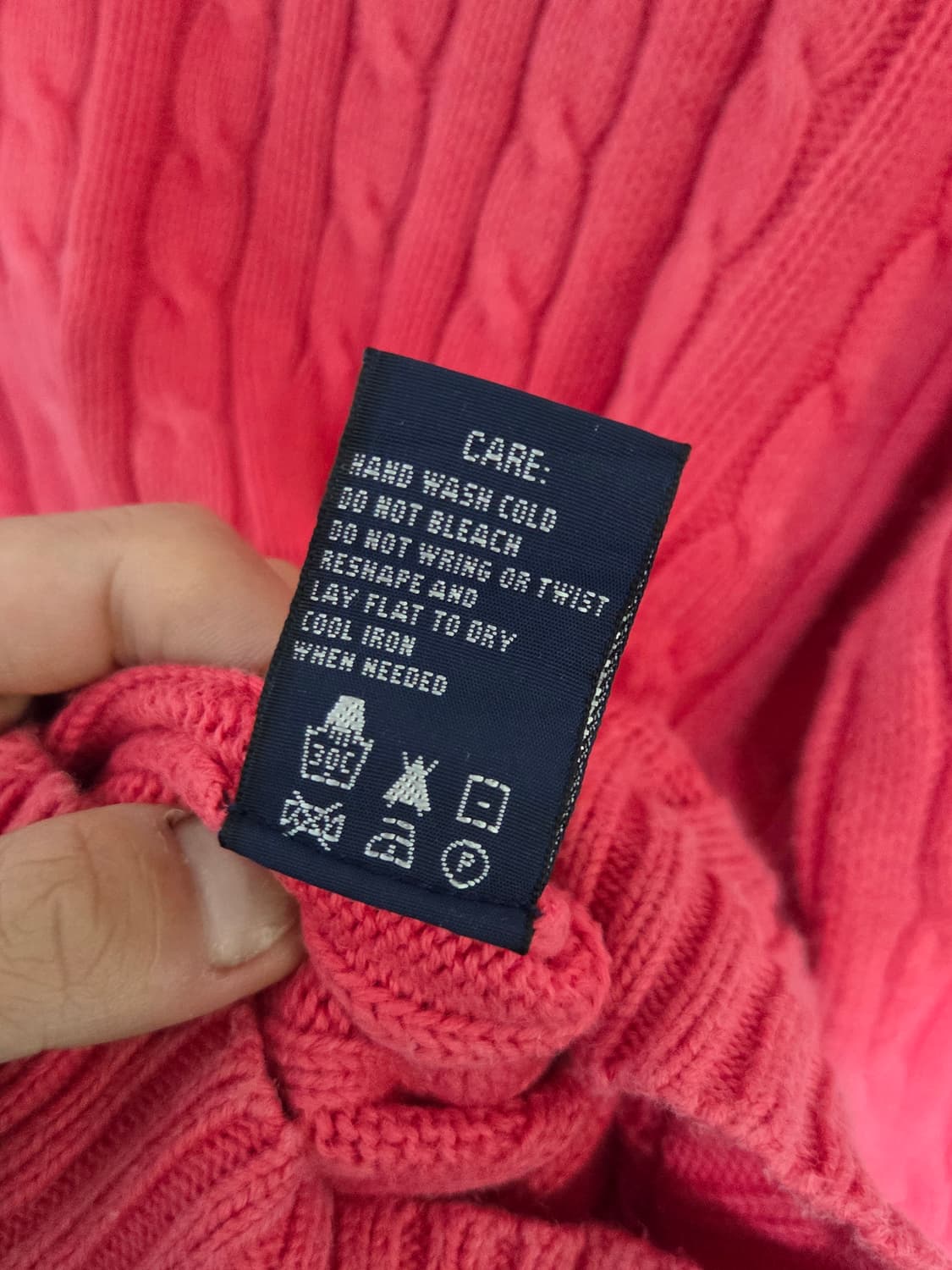 [폴로 랄프로렌] 코튼 케이블 크루넥 니트 스웨터 | 00067 상품이미지5