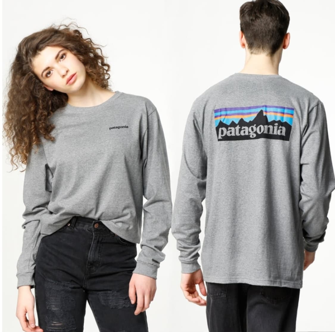 파타고니아 P-6 로고 롱슬리브 티셔츠 M 상품이미지2